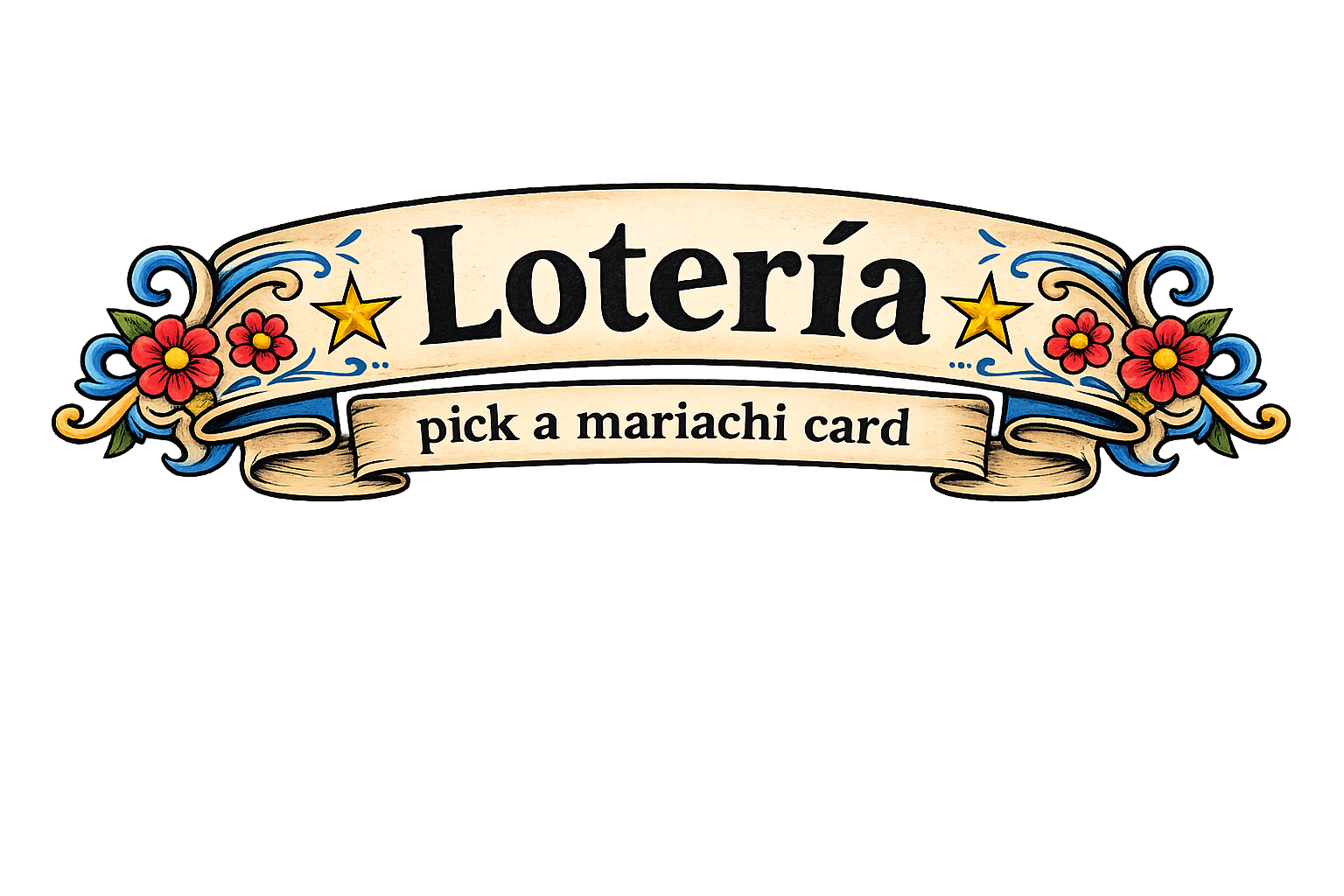 Lotería, pick a mariachi card